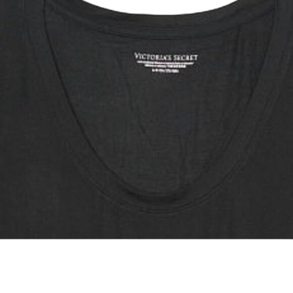 Victoria Secrete Black Longsleeve Nightgown With Lace Detail Size Small - Picture 16 of 16